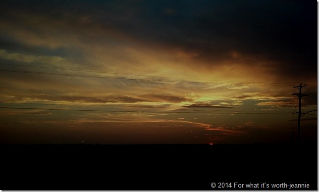 Texas sunset