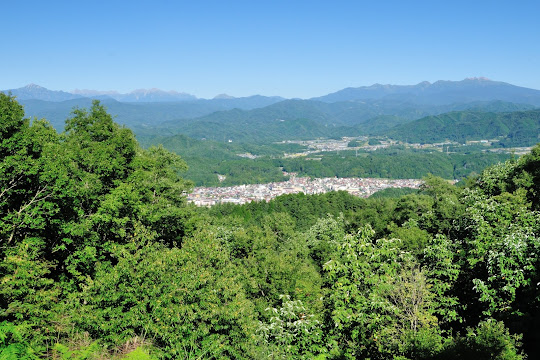 松倉城跡からの展望