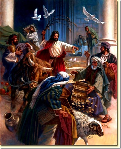 Jesus Scourages Money Changers 2 lg Jesus Scourages Money Changers 2 lg