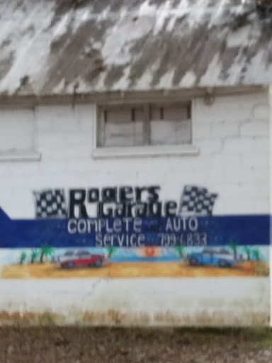 Rogers garage mural