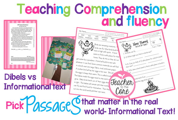 Blog Post Why I don't love Dibels- but love Informational Text for fluency