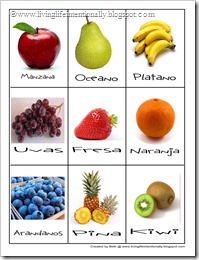 Click to download Spanish Vocabulary