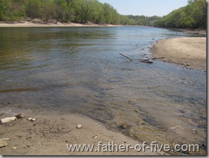 The Mouth of Minnehaha Creek!  Dumping into the Mississippi River.