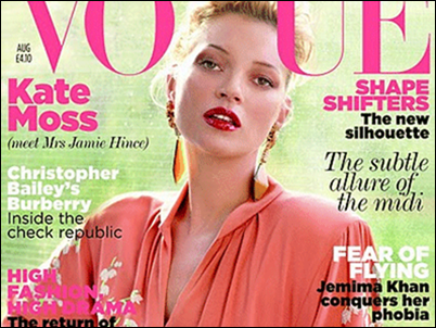 Vogue, UK Agosto 2011 Kate Moss