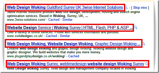 Page Title for On Page SEO