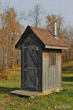New Fangled outhouse