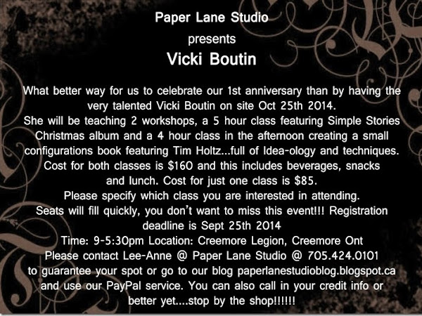 Vicki Boutin Workshop
