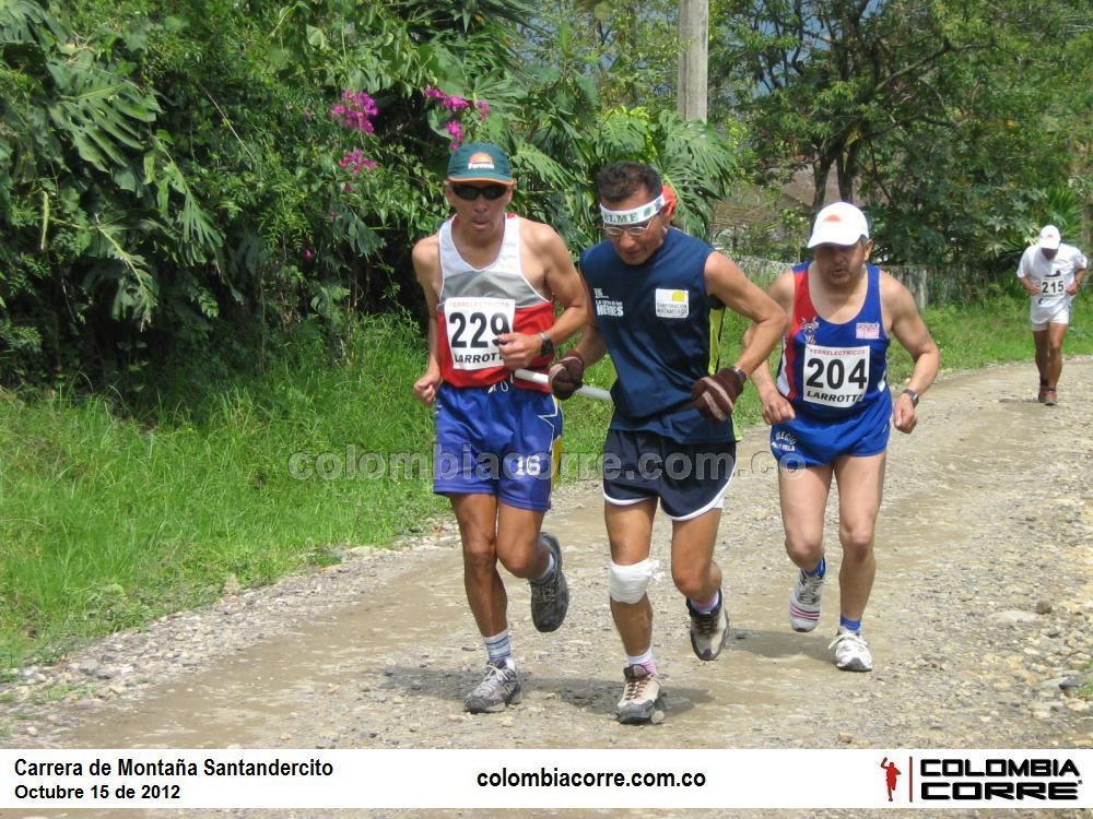 Carrera de montaña santandercito 2012