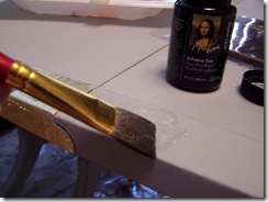 gold leaf fix application