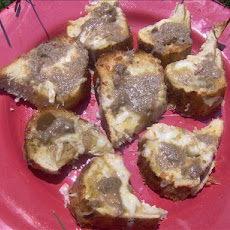 Crostini With Fresh Mozzarella and Anchovy Sauce
