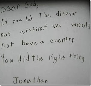 dear God-dinosaur