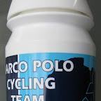 The beautiful team bidon by Tacx from Marco Polo Cycling Donckers. (photo: Remko Kramer)