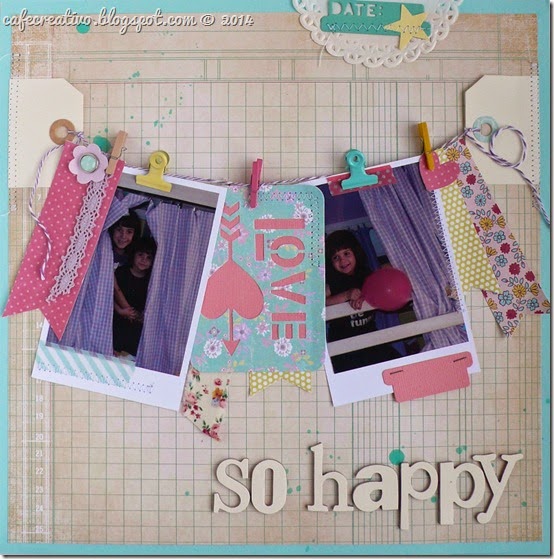 cafe creativo - scrapbooking - so happy