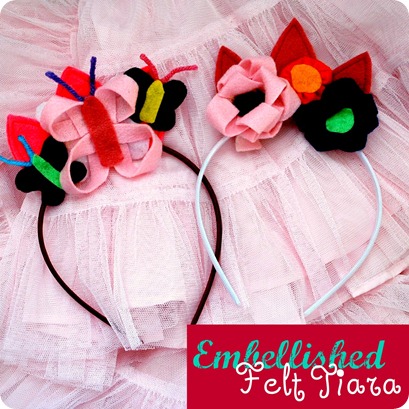 Embellished Felt Crown