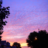 Sunrise on my street - sometimes getting up at 5AM for work isn't such a bad thing