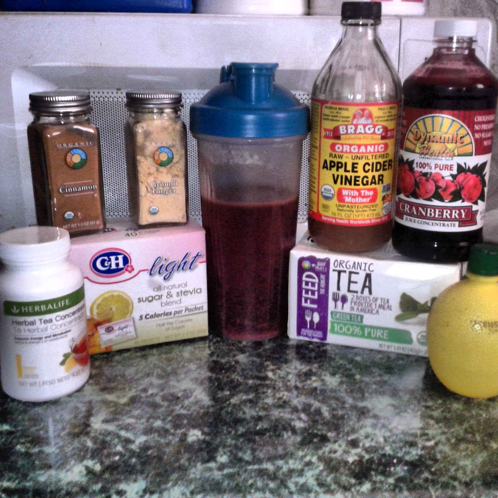 Ashley's Journey Herbalife tea recipe (detox)