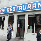The Front of the Seinfeld Restaurant