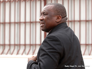 Jacques Djoli, vice-président de la Ceni au palais du Peuple à Kinshasa. Radio Okapi/ Ph. John Bompengo