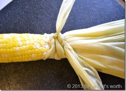 corn on the cob roasted corn on the cob with husk handle 6