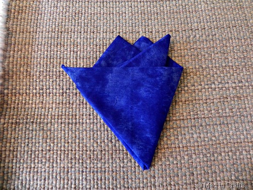 fold right corner straight across fold right corner straight across