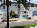 Grafite Muro Salão Paroquial