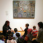 Man looking at a woman (Adolph Gottlieb) – et l'un des nombreux groupes d'enfants du MoMA