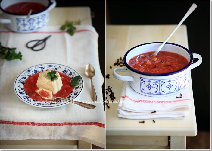 Panna cotta z rabarbarem6 Panna cotta z rabarbarem6