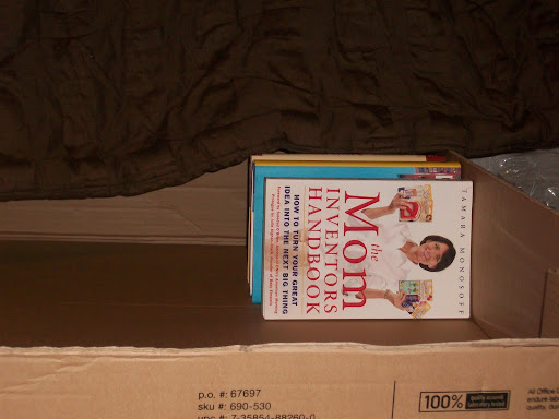 Need more places to store books? Try under the bed.