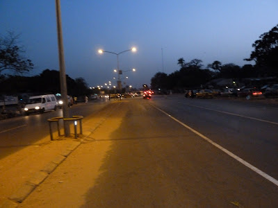 Westfield at night