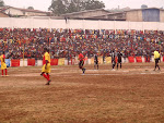 Tc Elima contre Tp Mazembe ce 19/06/2011 au stade Lumumba de Matadi, score: 0-0. Radio Okapi/ Dany Kinda
