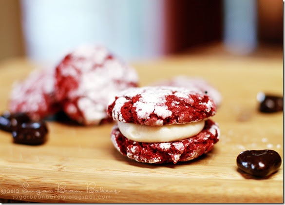 Red Velvet Gooey Butter Cake Cookies Red Velvet Gooey Butter Cake Cookies
