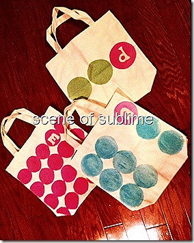 monogrammed polka dot bags 2
