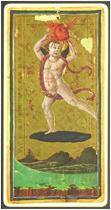 El Sol. Tarot de Visconti Sforza El Sol. Tarot de Visconti Sforza