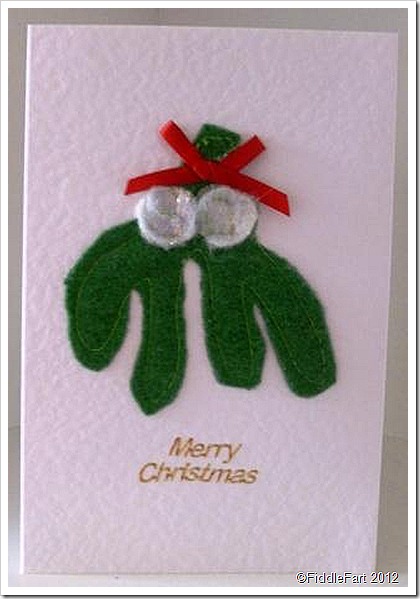 miseltoe Christmas Card
