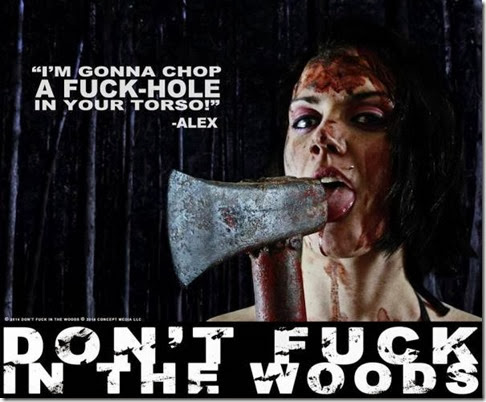 don't fuck in the woods