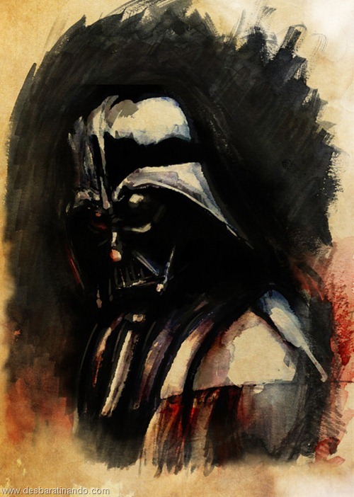 pinturas star wars aquarela desbaratinando (10) pinturas star wars aquarela desbaratinando (10)