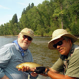 2008 08.25 Geoff and Reba Thomas on the Bitterroot