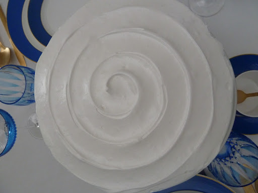 We picked up a marshmallow cake from Billy's Bakery to use in our shot. Afterwards, we enjoyed the sweet delicious creation.