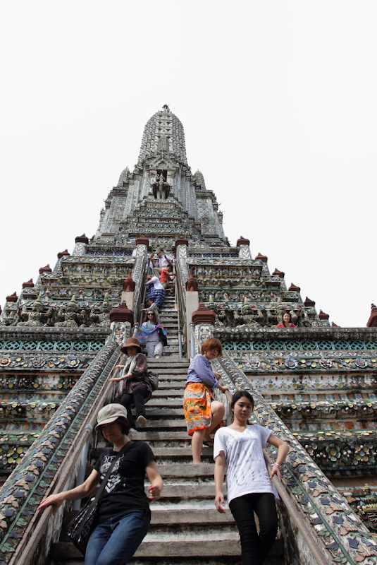 Steep Flight of Stairs that lead to the top of Wat Arun