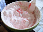 Strawberry mess.