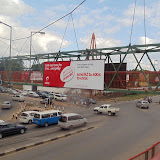 Crosswalk over Addis Ababa and Great East roads by the Manda Hill Mall