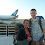 Us and our shiny Air New Zealand 777-300ER
