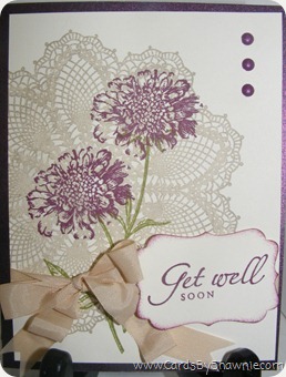 Get Well Soon Doily