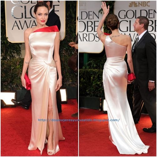 Angelina Jolie arrives at the 69th Annual Golden Globe Awards-a