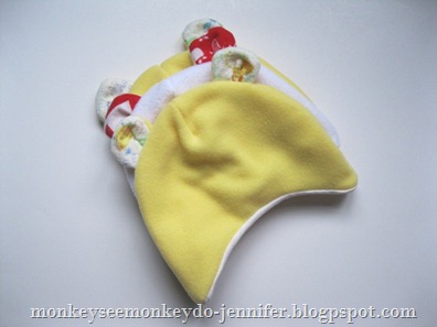 lined fleece baby hat 