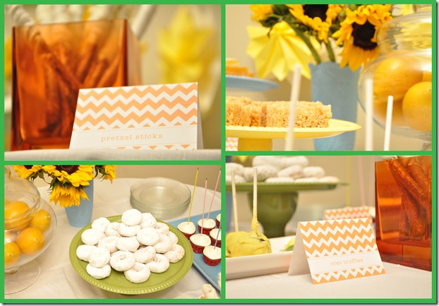 Dessert collage