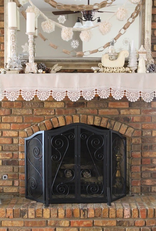 Decor To Adore~ Fireplace mantle screen