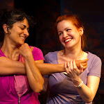The Chicago Landmark Project, co-coordinated by Brian Golden and Cassy Sanders. June 4 - July 11, 2011. (l to r) Amira Sabbagh, Leslie Frame. Photo Credit: Amanda Clifford