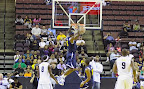 lebron james exhibition 111108 rudy 02 Detailed Look at Nike LeBron 9 Kentucky Wildcats Home PE