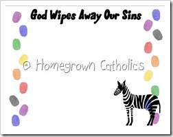 Wipes away my sins board - fingerprints Wipes away my sins board - fingerprints